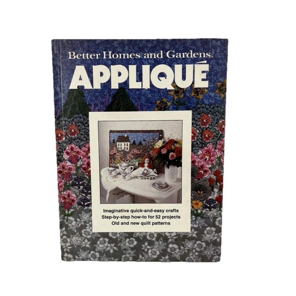 Vintage Craft Book Applique Better Homes and Garden 1970s Cottagecore Granny